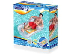 Bestway napihljiva blazina z naslonjalom 161cm 43028
