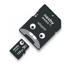 Nexby Pomnilniška kartica micro SDXC 128 GB razreda 10 z adapterjem
