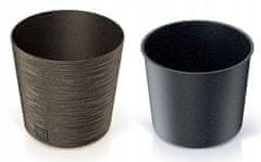 shumee Rjav plastični lonec z vložkom Furu okrogel 30 cm
