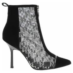 Karl Lagerfeld Visoke pete elegantni čevlji črna 39 EU KL30951DG0S