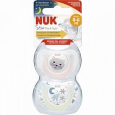 Nuk Dojenček Star Day &amp; Night, SI,V1 (0-6m.) 2 kosa škatla deklica
