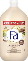 Fa Cream and Oil gel za tuširanje, Cacao, 750 ml