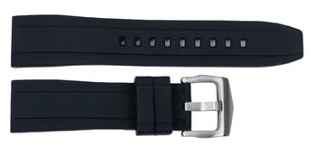 Active Pas silikon JD410 črn 22mm