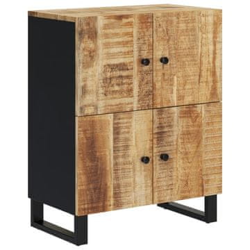 Vidaxl Komoda s 4 vrati 60x33x75 cm trden mangov les