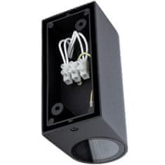LUMILED Vrtna svetilka LED fasadna stenska svetilka 2xGU10