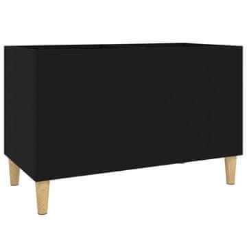 Vidaxl Omarica za gramofonske plošče 74,5x38x48 cm inženirski les