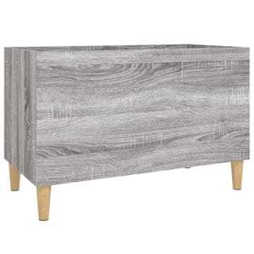 Vidaxl Omarica za gramofonske plošče 74,5x38x48 cm inženirski les