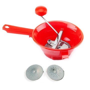 Tomatto Extranova pasirka 24cm z 2 nastavki rdeča / inox, pvc
