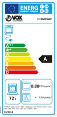 VOX electronics EHB 600 WBF štedilnik