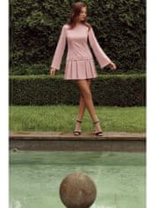 makover Ženska mini obleka Sebiloena K021 temno roza L