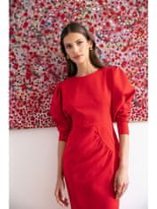 Style Stylove Ženska večerna obleka Avalt S284 rdeča M