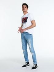 Piazza Italia Moške jeans hlače Torleif svetlo modra S