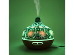 BOT Smart aroma diffuser B11 - 400ml lahki les in LED ognjemet