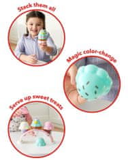 Skip hop Zoo Komplet za zlaganje sladoleda s spreminjajočimi se barvami Sweet Scoops 2r+