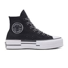 Converse Superge črna 37.5 EU Chuck Taylor All Star Lift Platform Outline Sketch