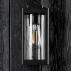 LUMILED Vrtna svetilka E27 fasadna stenska svetilka QUADRA