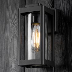 LUMILED Vrtna svetilka E27 fasadna stenska svetilka QUADRA