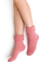Amiatex Ženske nogavice 067 pink, prašno-roza, 35/37