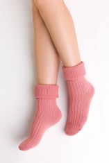 Amiatex Ženske nogavice 067 pink, prašno-roza, 35/37