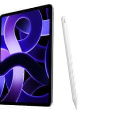 BASEUS Brezžični aktivni pisalo za iPad + zamenljiva konica, bela