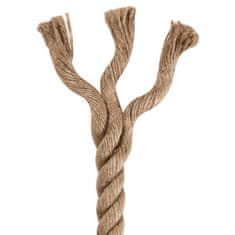 Vidaxl Vrv iz 100 % jute 20 mm 50 m