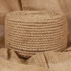 Vidaxl Vrv iz jute 50 m dolžina 14 mm debelina