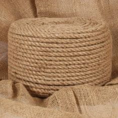 Vidaxl Vrv iz jute 25 m dolžina 12 mm debelina