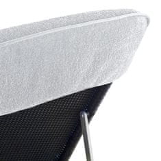 Vidaxl Brisače za plažo 2 kosa bele 60x135 cm tkanina 400 GSM