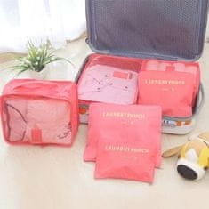Vrečke za organiziranje prtljage 6 v 1 | PACKERPRO pink