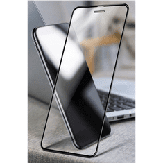CO2 Kaljeno steklo za telefon CO2, za iPhone 12 12 Pro, 10D, črno 0116