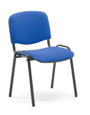 AJProsigma Konferenčni stol NELSON, 4 v paketu, modra tkanina, črna