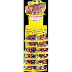 Bebeto  kisli špageti Rainbow 80g (obesiti 12 kos)