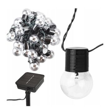 MG Solar Bulb sončna veriga 3.5m, črna