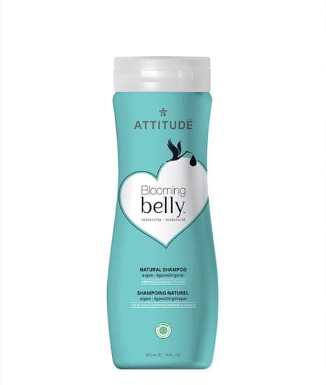 Attitude Blooming Belly Natural šampon ne samo za nosečnice z arganom, 473 ml