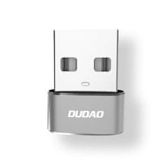 DUDAO Adapter za pretvorbo USB-C na običajni USB, črn