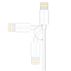 Choetech Kabel MFI USB - Lightning 1,2 m bele barve