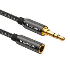 WOZINSKY Podaljšek mini jack ženski-moški podaljšek AUX 3 m črn
