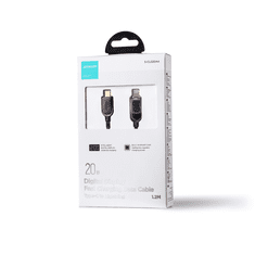 Joyroom Kabel za iPhone USB-C - Lightning z zaslonom 20 W 1,2 m črn