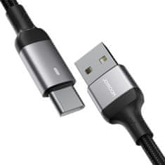 Joyroom Kabel za hitro polnjenje USB z USB-C serije A10 3A 1,2 m črn