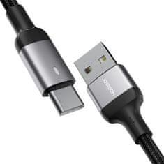 NEW Kabel za hitro polnjenje USB z USB-C serije A10 3A 1,2 m črn