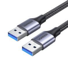 Ugreen Trpežni kabel z oplaščenim USB 3.0 5Gb/s 0,5 m, siv