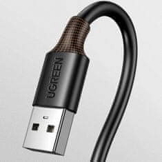 Ugreen Prilagodljiv fleksibilen kabel USB 2.0 480Mbps 25cm črn