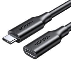 Ugreen Podaljšek kabla USB-C 100 W 10 Gb/s 1 m črn