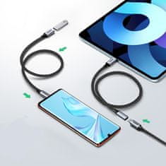 Ugreen Trpežni podaljšek kabla USB-C 3.1 10 Gb/s 1 m, siv