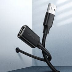 Ugreen Podaljšek kabla USB 2.0 480 Mb/s 3 m, črn