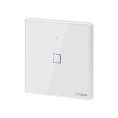 shumee Enokanalno stikalo za luč na dotik WiFi gumb belo T2EU1C-TX