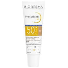 Bioderma Zaščitna tonirna gel krema SPF 50+ Photoderm M (Cream) 40 ml (Odtenek Dark)