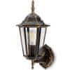 LUMILED Vrtna svetilka E27 fasadna stenska svetilka BELLIS patina