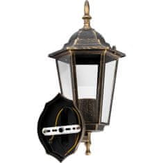 LUMILED Vrtna svetilka E27 fasadna stenska svetilka BELLIS patina
