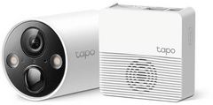 TP-Link Tapo C420S1 nadzorna kamera, zunanja, 3,18mm, dnevna/nočna, WiFi, 2K QHD, črno/bela (TAPO C420S1)